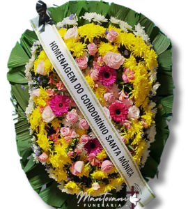 Coroa de Flores Mantovani 24